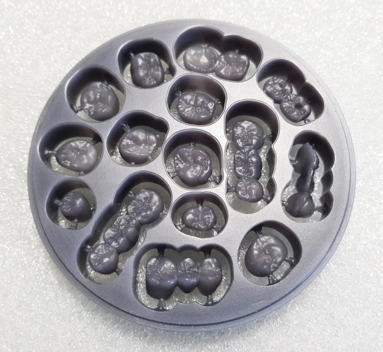 WAX DISC 98mmx16mm - Gray