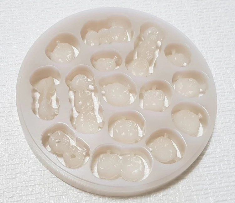 WAX DISC 98mmx18mm - White