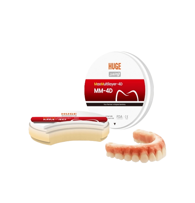 HUGE Zirconia Block 98x18mm 4D Prime - B3