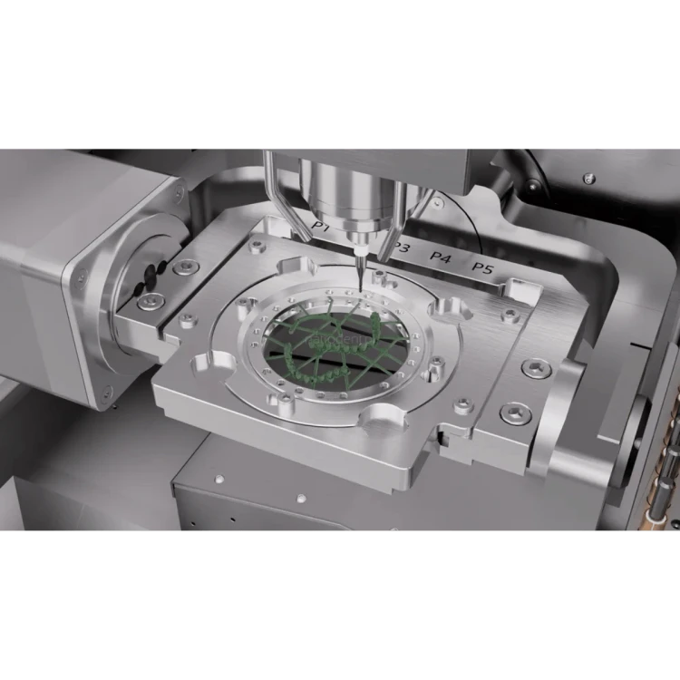 Jiny JDM5 Max – uchwyt materiału w komorze roboczej